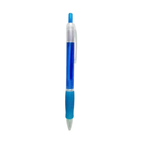 Translucent Clickable Pen with Grip