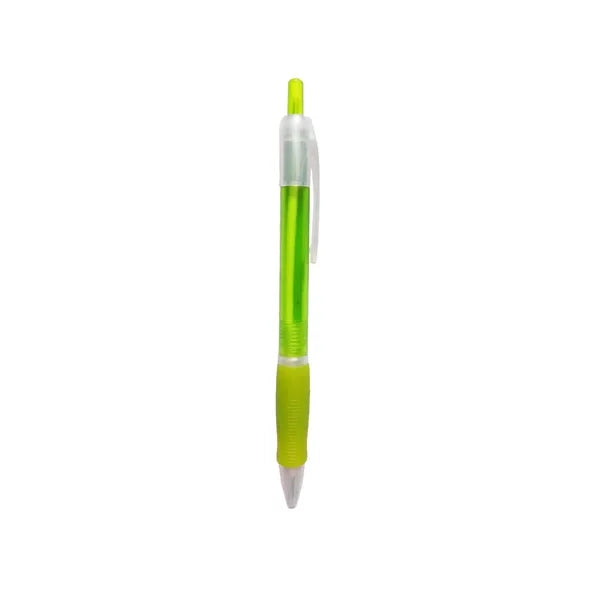Translucent Clickable Pen with Grip