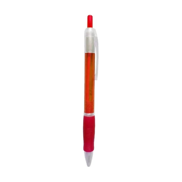 Translucent Clickable Pen with Grip