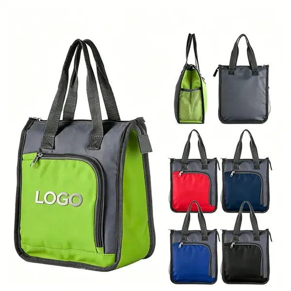 Foldable Oxford Cloth Insulated Lunch Tote Bag for Golf