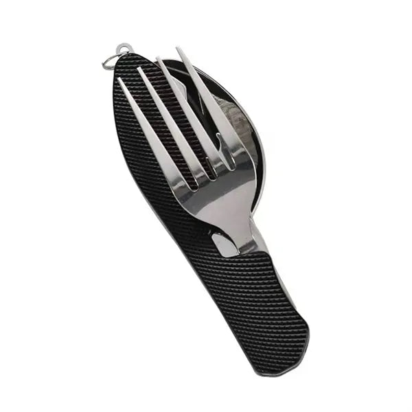 Portable 4 in 1 Stainless Steel Cutlery