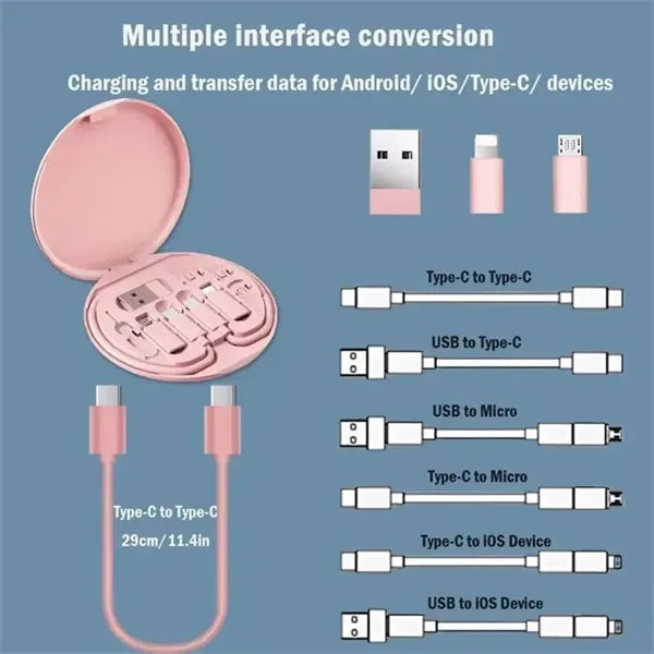 Multi-color Magnetic Foldable Fast Charging Data Cable