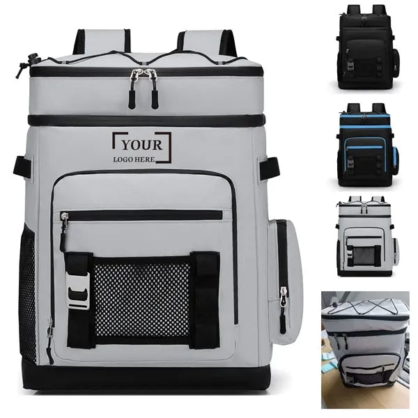 Large Capacity Insulated Leak-Proof Cooler Backpack
