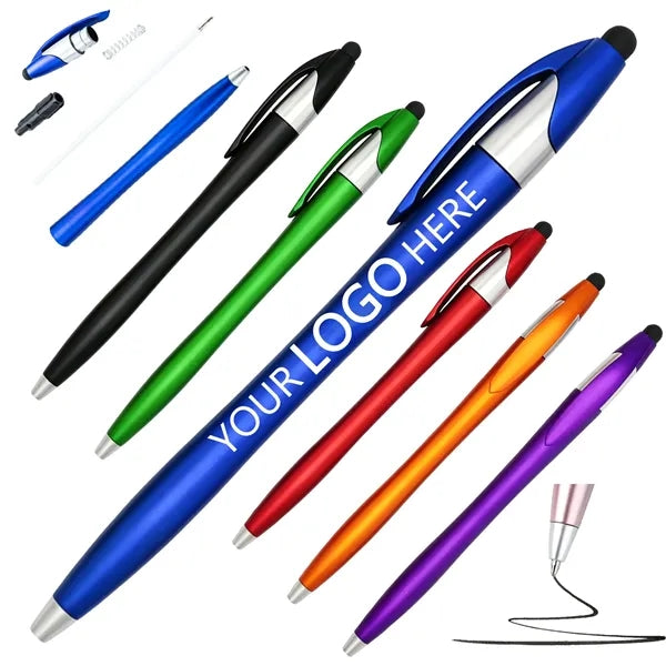 Plastic Retractable Stylus Pen