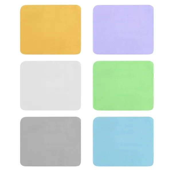 Full Color Microfiber Suede Glasses Cleaning Cloth 5.7"x6.9"