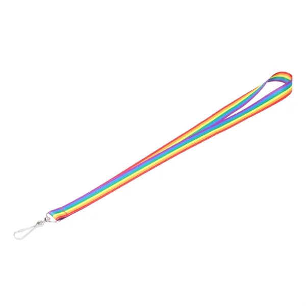 3/4" Full Color Polyester Lanyard w/Metal J Hook