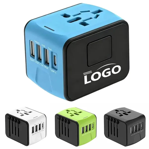 Logo Travel Multi-functional Universal Plug Adapter