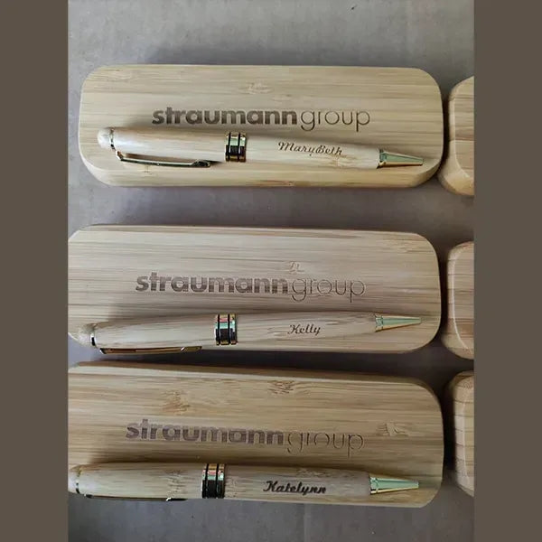 Executive Wooden Pen Gift Set With Case - Twist Action