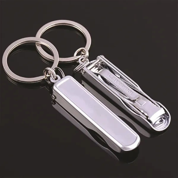 Foldable Nail Clipper Keychain