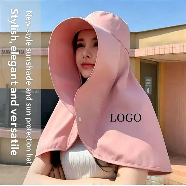 Full-face sun protection hat