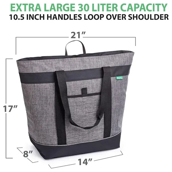Insulated Cooler Bag for Grocery Travel