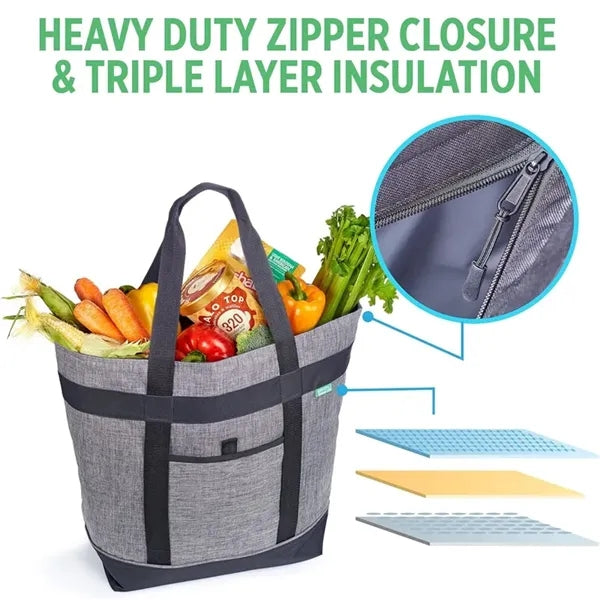 Insulated Cooler Bag for Grocery Travel