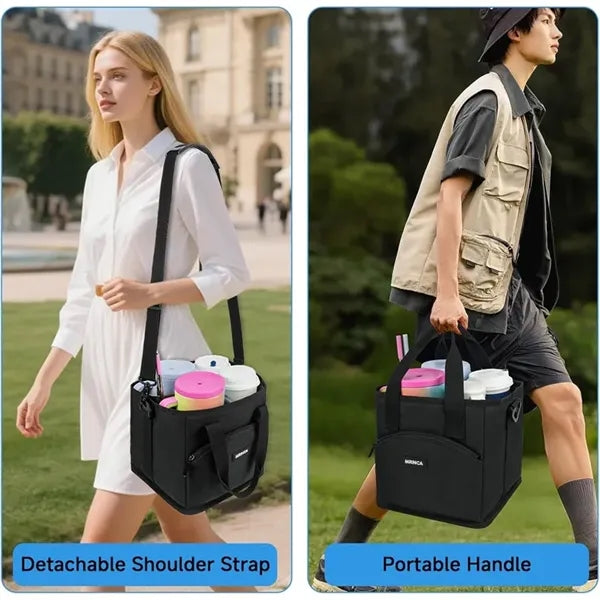 Family Size 4 Compartment Drink Carrier Bag