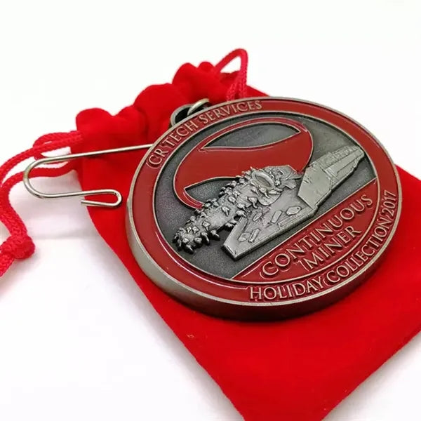 Medal Cast Metal Ornament