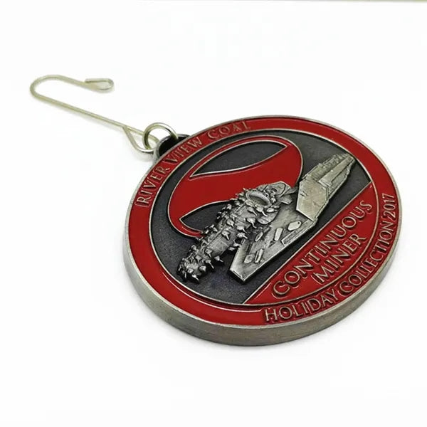 Medal Cast Metal Ornament