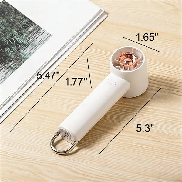 Outdoor Turbo Fan with Clip Plastic 500mAh USB C 3 Speed