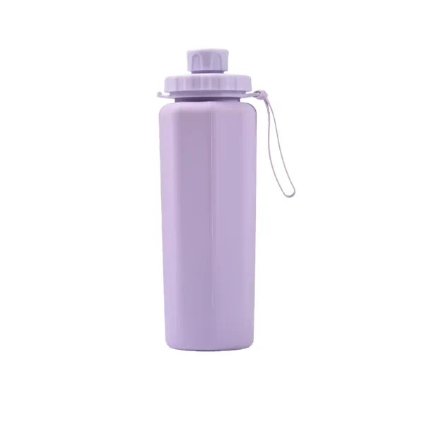 20oz Collapsible Silicone Water Bottle BPA Free Portable