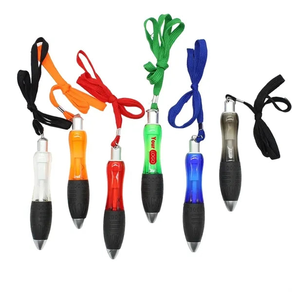 Mini Ballpoint Pen With Lanyards