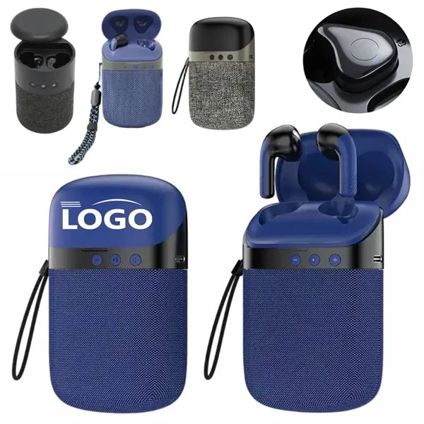 2-in-1 Noise Cancelling Stereo Wireless Headphone Speaker