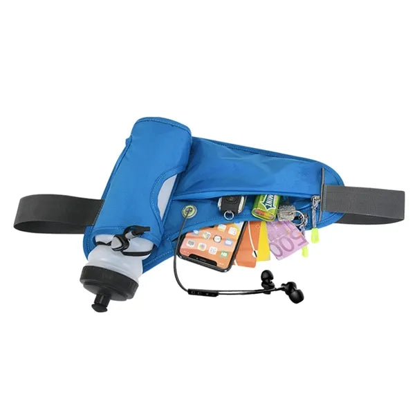 Running Hydration Belt With Water Bottle Phone Storage