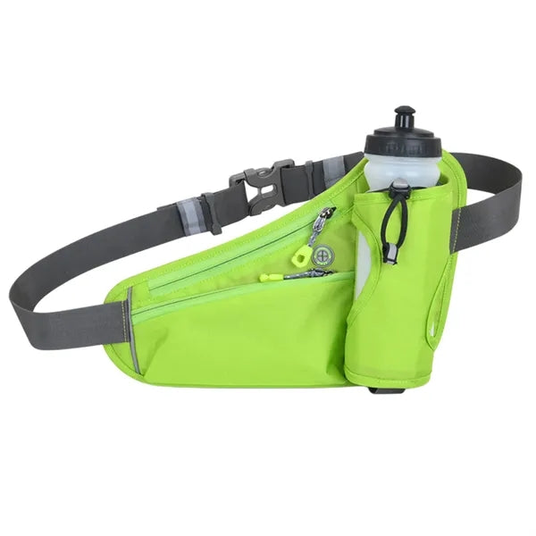 Running Hydration Belt With Water Bottle Phone Storage