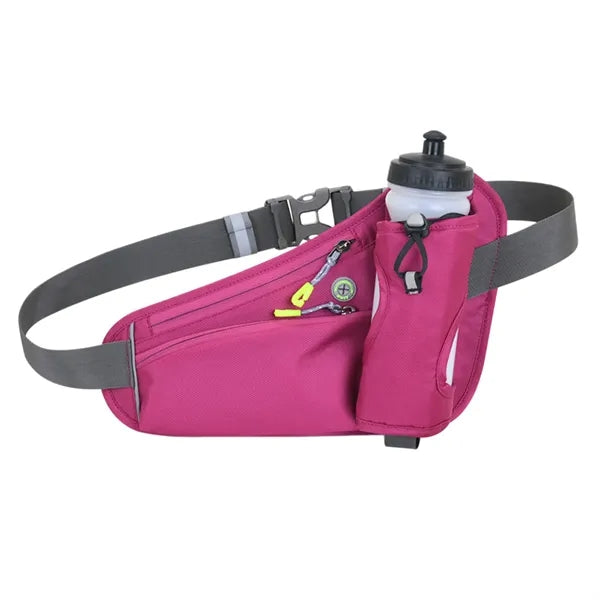 Running Hydration Belt With Water Bottle Phone Storage