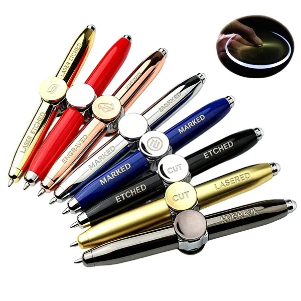 Logo Metal Fidget Spinner Pen