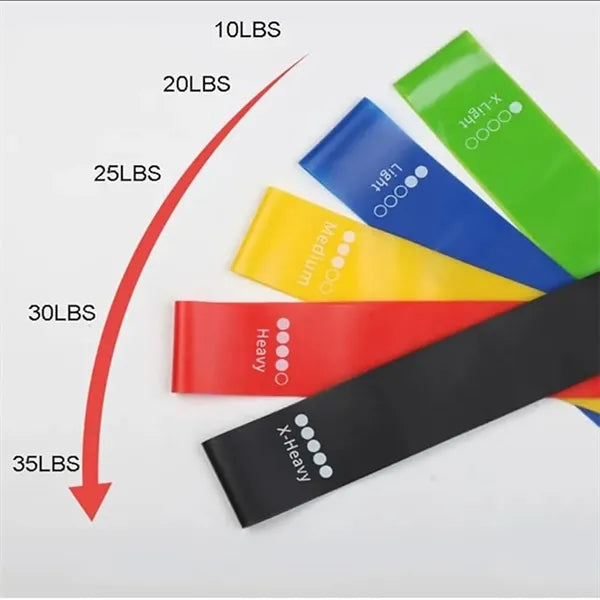 Resistance Bands Set For Yoga Pilates Fitness Exercise