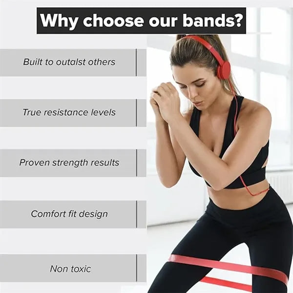 Resistance Bands Set For Yoga Pilates Fitness Exercise