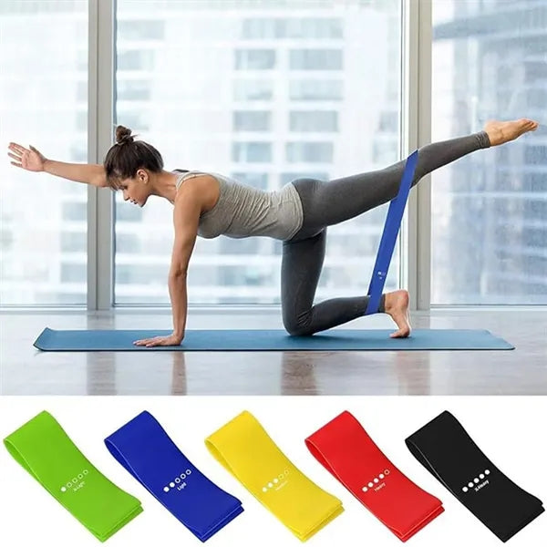 Resistance Bands Set For Yoga Pilates Fitness Exercise