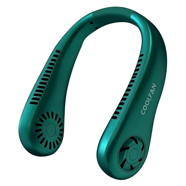 Logo Portable Neck Fan - Mini Cooling Companion