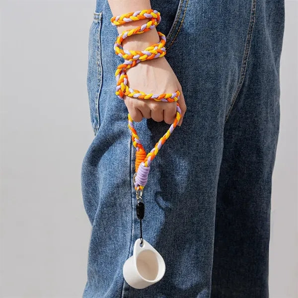 1.4oz Mini Ceramic Coffee Cup with Lanyard