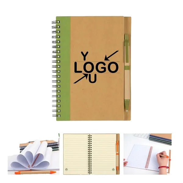 Premium Spiral Notepad with Pen