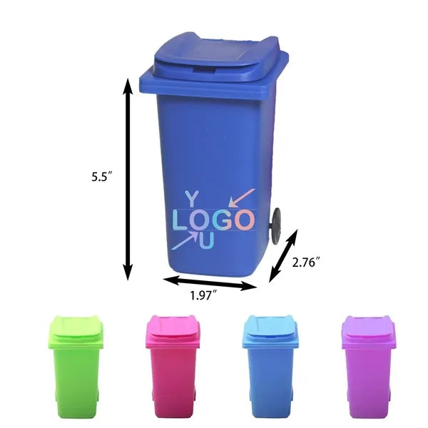 Compact Desktop Organizer with Waste Disposal