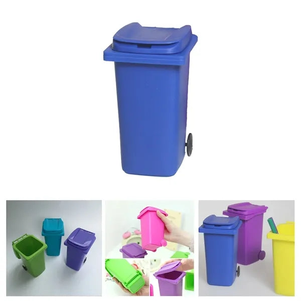 Compact Desktop Organizer with Waste Disposal