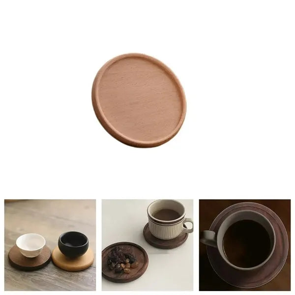 Natural Wood Drink Coasters