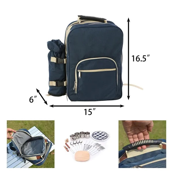 Premium Four-Person Picnic Backpack