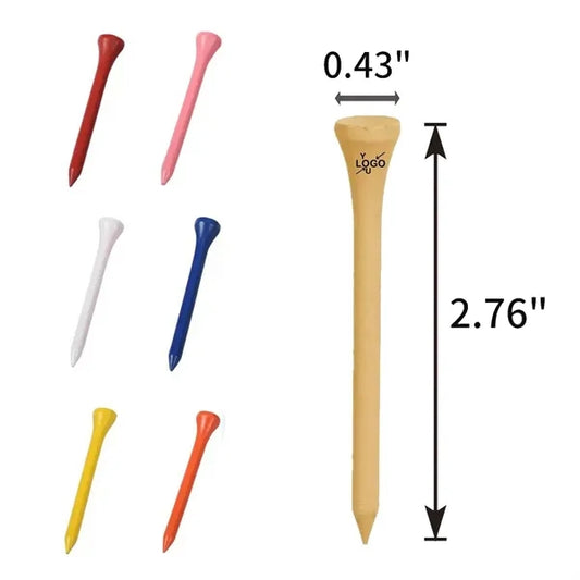 Eco-Friendly Bamboo Golf Tee Collection