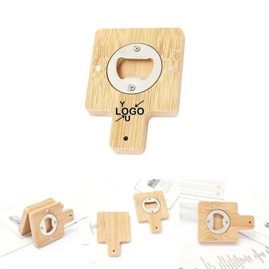 Eco-Friendly Bamboo Bottle Opener