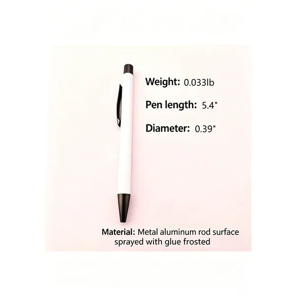 Metal Soft-Touch Ballpoint Pen Capacitive Stylus or Standa