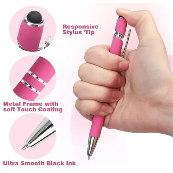 Metal Ballpoint Pen Stylus 2-in-1 Custom Logo Business Gift