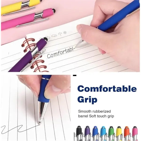 Metal Ballpoint Pen Stylus 2-in-1 Custom Logo Business Gift