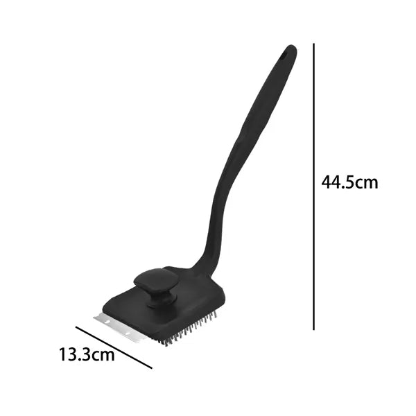 BBQ Grill Cleaning Brush w/ Scraper & Dual Assist Handle
