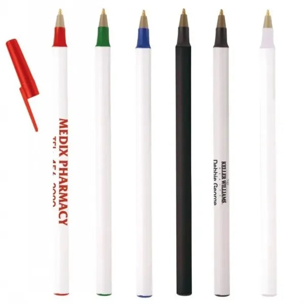 Plastic Pens with Cap