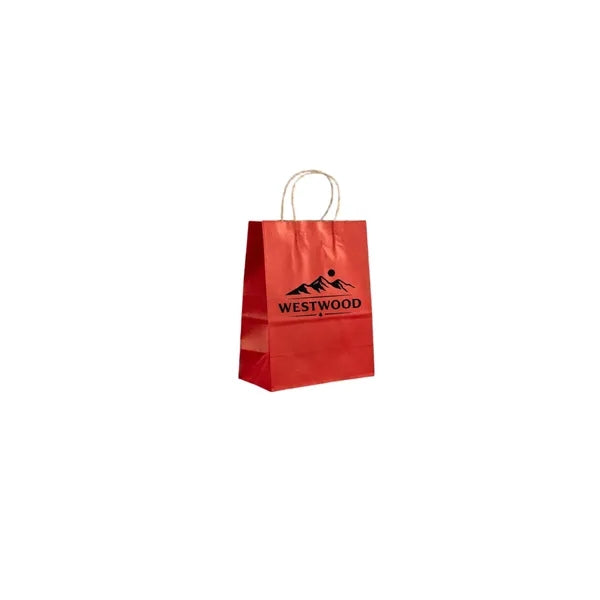 Eco-Friendly Kraft Paper Shopping & Gift Bag with Custom Log