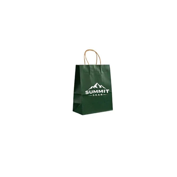 Eco-Friendly Kraft Paper Shopping & Gift Bag with Custom Log