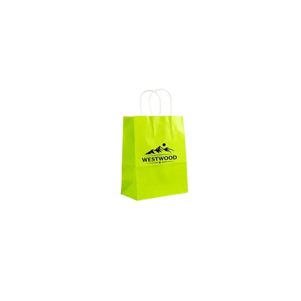 Eco-Friendly Kraft Paper Shopping & Gift Bag with Custom Log