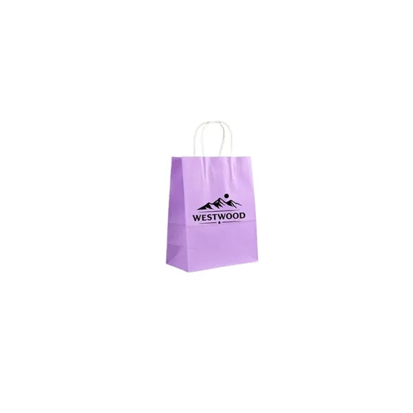 Eco-Friendly Kraft Paper Shopping & Gift Bag with Custom Log