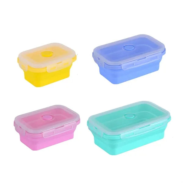 Collapsible Silicone Lunch Box&Storage Container w/ Air Vent