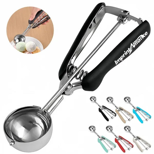 Stainless Steel Ice Cream Scoop & Cookie Disher w/ Handle